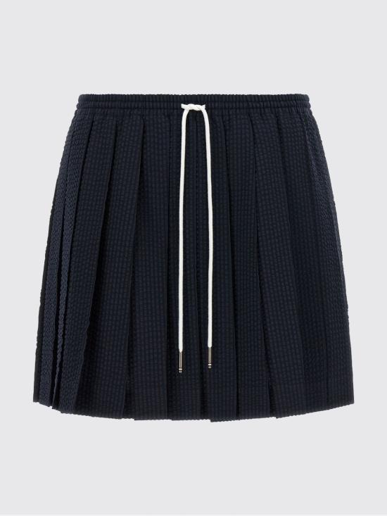 26SS 톰브라운 숏 스커트 FGCA42A06455 415 Blue - THOM BROWNE