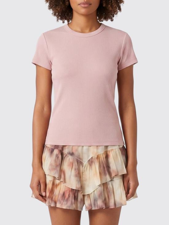 26SS 이자벨마랑 반팔 티셔츠 TS0111FAA2N39I 40PI Pink