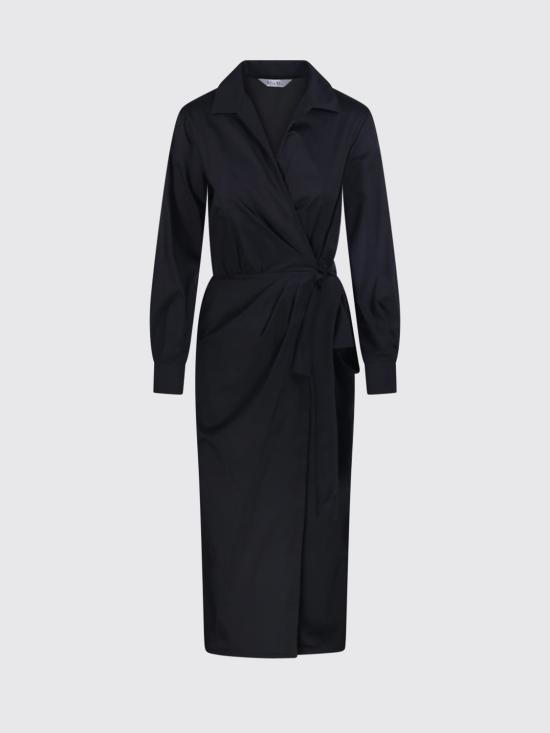 26SS 막스마라 롱 원피스 2611221182600 002 Black - MAX MARA