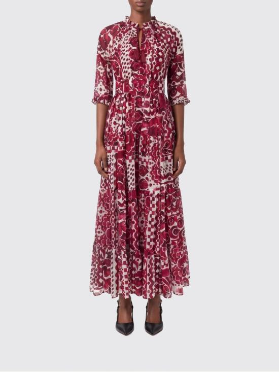 26SS 사만다 성 롱 원피스 EDENDRESS WHITEPINK Fuchsia