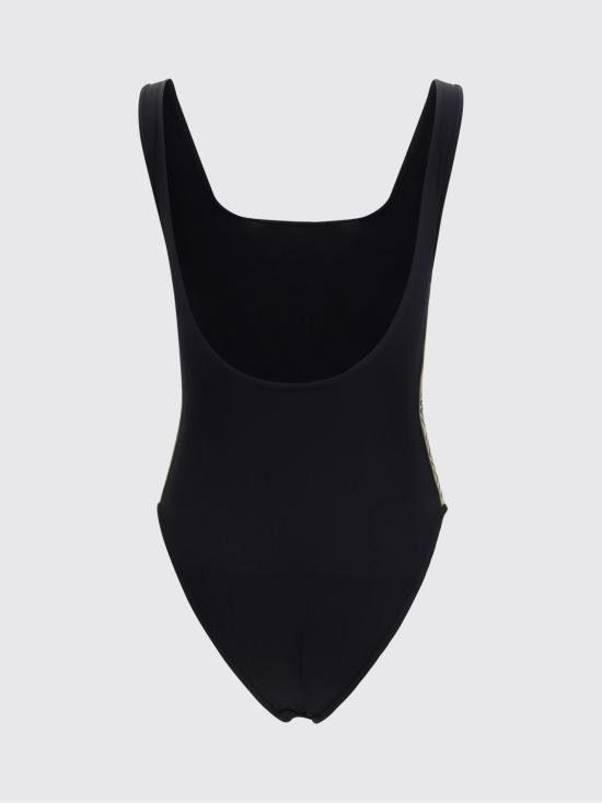 26SS 버버리 체크 트리밍 수영복 8122477 Black - BURBERRY