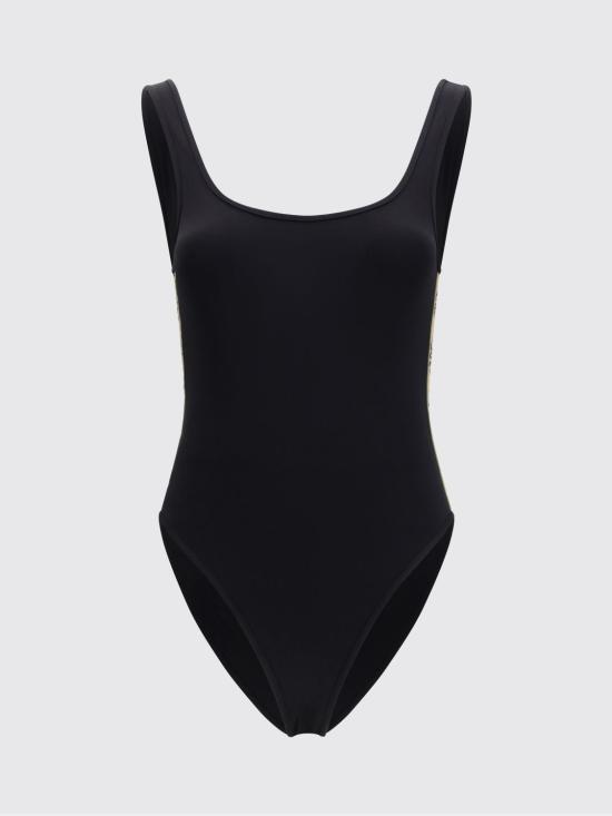 26SS 버버리 체크 트리밍 수영복 8122477 Black - BURBERRY