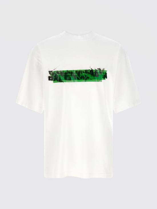 26SS 발렌시아가 반팔 티셔츠 764235TUVI6 9000 White - BALENCIAGA