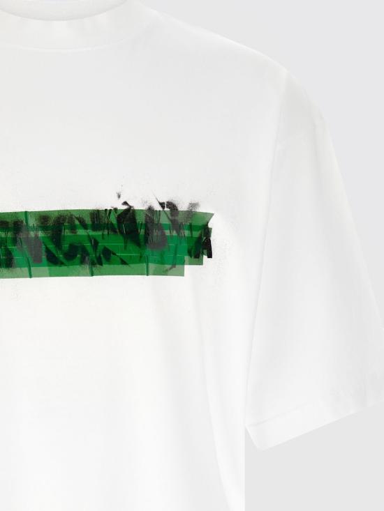 26SS 발렌시아가 반팔 티셔츠 764235TUVI6 9000 White - BALENCIAGA