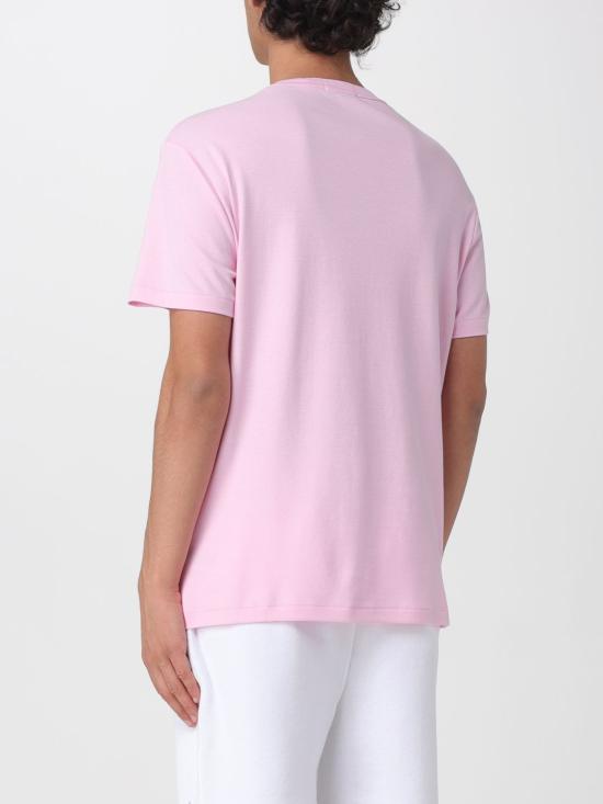 26SS 폴로 랄프로렌 포니 로고 자수 반팔티 710740727 010 Pink - POLO RALPH LAUREN
