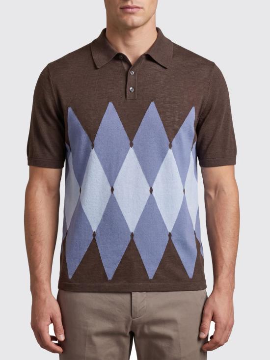 26SS 발렌타인 폴로 티셔츠 B2W02614L20 94524 Brown