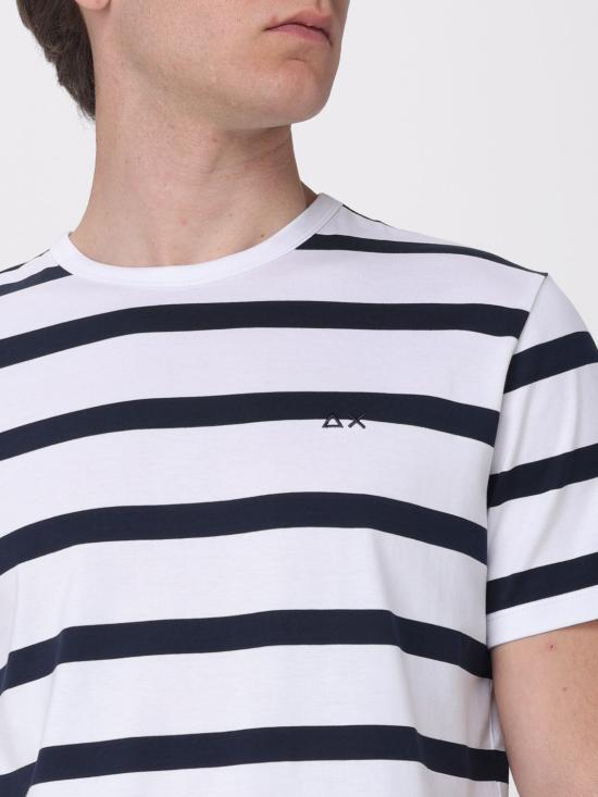 26SS 썬 68 반팔 티셔츠 T36128 0107 White - SUN 68