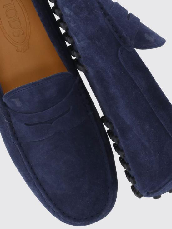 26SS 토즈 고미노 스웨이드 드라이빙 슈즈 XXM22L00010RE0 U820 Blue 1 - TODS