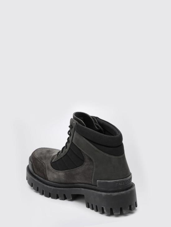 26SS 발렌시아가 컴뱃 스트라이크 로우 부츠 867708WCB45 2010 Dark - BALENCIAGA