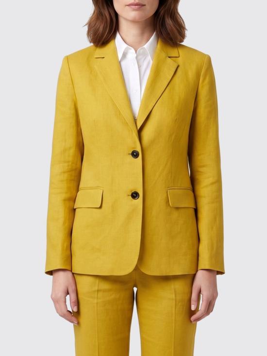 26SS 에스막스마라 수트 자켓 2619041013600 002 Yellow