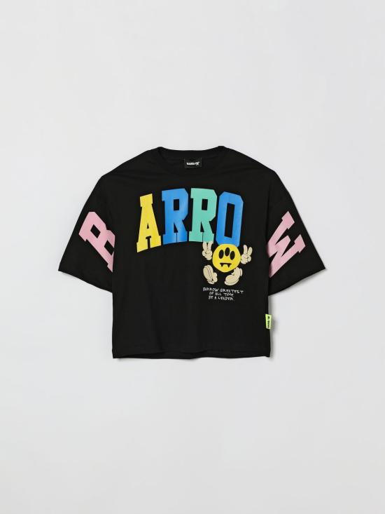 26SS [키즈] 바로우 티셔츠 S6BKJGTH173 110 Black