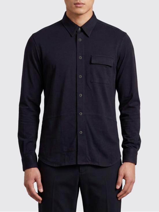 26SS 키톤 긴팔 셔츠 UMCBUBAK06R49 1100 Blue