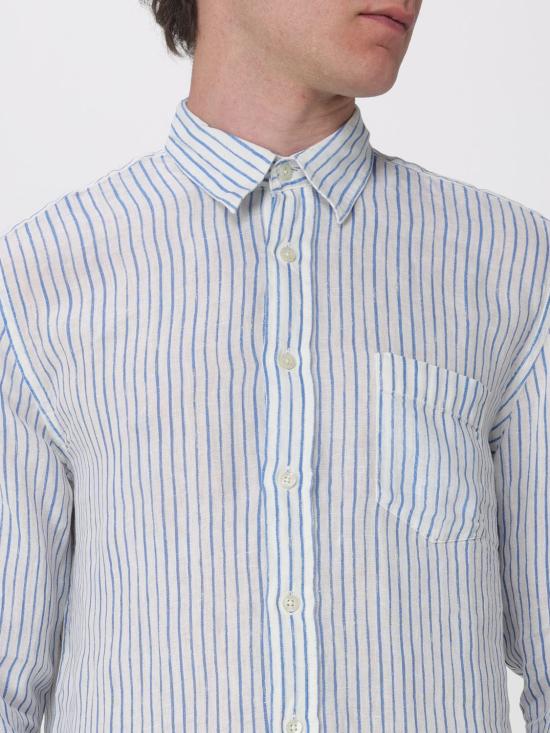 26SS 120 리노 긴팔 셔츠 33ALIM1425000G440 000055 Gnawed Blue - 120 LINO