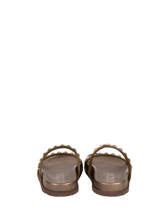 26SS 페드로 가르시아 샌들 DOYEL SATIN001 OLIVADE GREIGE - PEDRO GARCIA