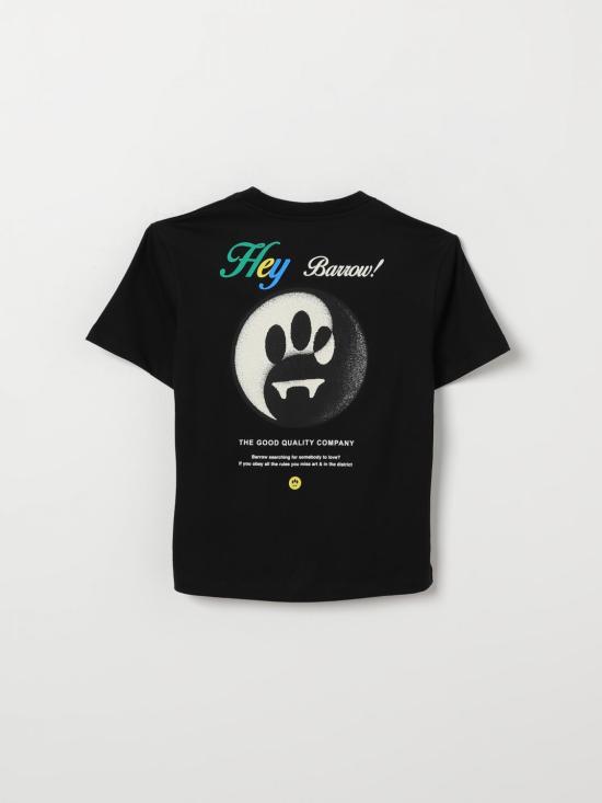 26SS [키즈] 바로우 티셔츠 S6BKJUTH062 110 Black - BARROW