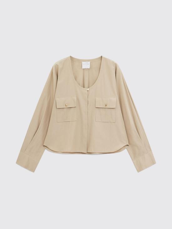 26SS 포르테포르테 긴팔 티셔츠 14567MYSHIRT 00020 Beige - FORTE FORTE
