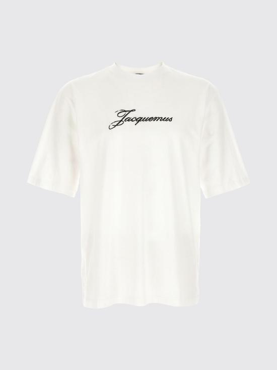 26SS 자크뮈스 반팔 티셔츠 26ETSM00639AJ00289 100 White - JACQUEMUS