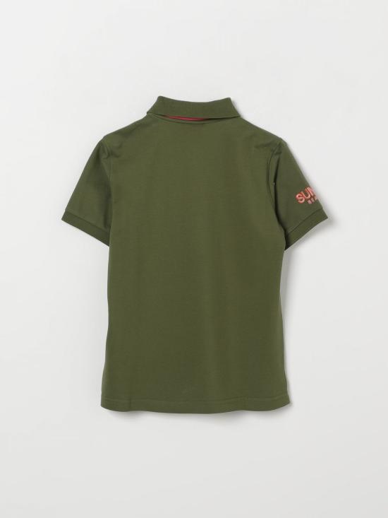 26SS [키즈] 썬 68 폴로 셔츠 A36350 37 Green - SUN 68
