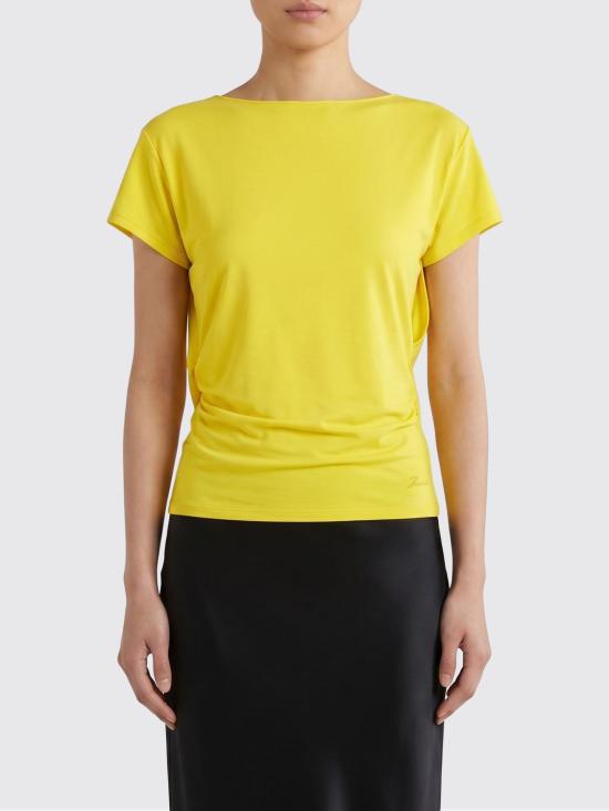 26SS 자크뮈스 반팔 티셔츠 26ETOW00912AJ00253 250 Yellow