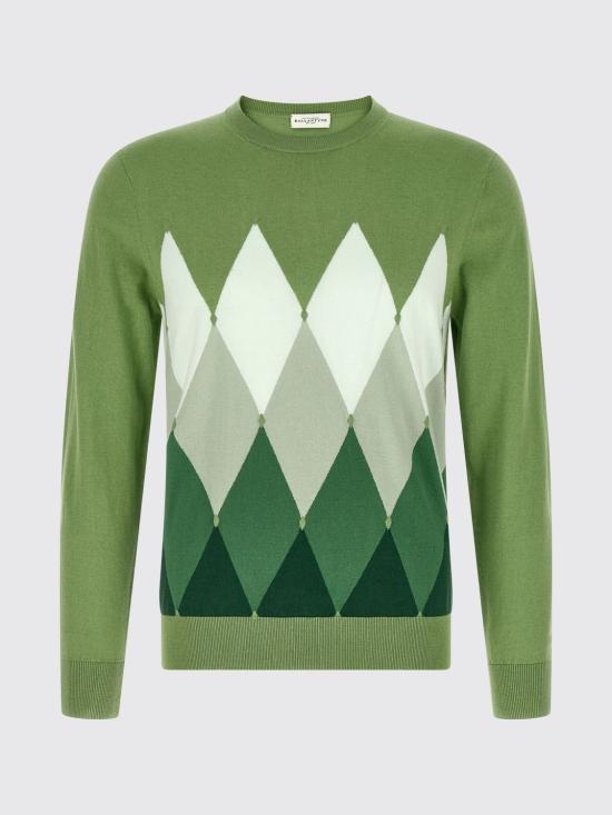 26SS 발렌타인 스웨터 B2P00014CA8 92516 Green - BALLANTYNE
