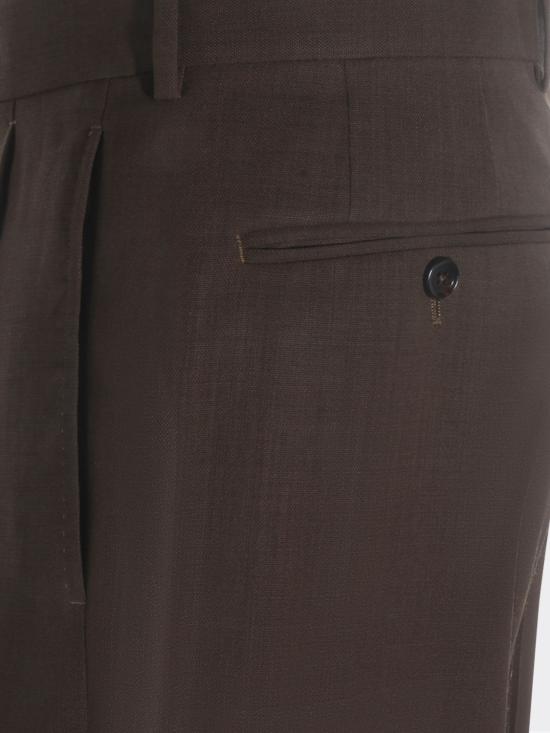 26SS 톰포드 라이트 프레스코 더블 플리츠 팬츠 PLMD01W0132 GAY Brown - TOMFORD