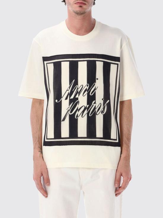 26SS 아미 반팔 티셔츠 UTS395726 1360 White