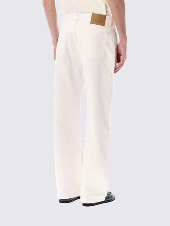 26SS 아미 코튼 라지 핏 진 HTR450DE0126 136 White - AMI