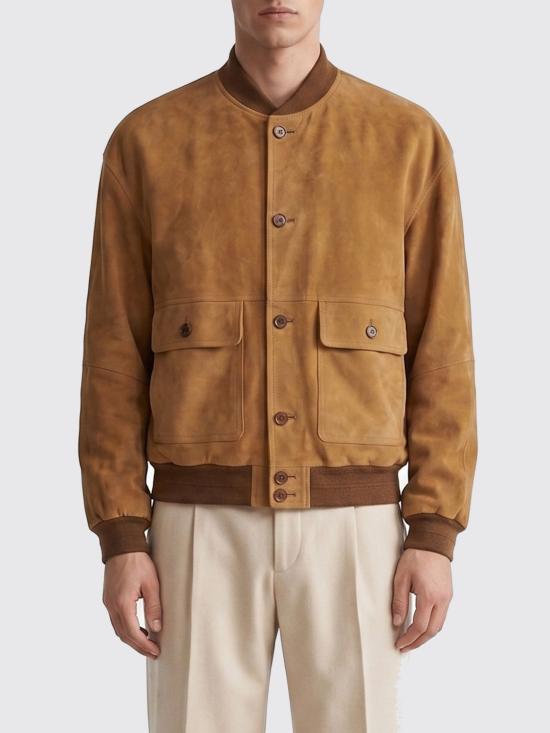 26SS 생로랑 무스탕 855113YCUN2 2510 Brown