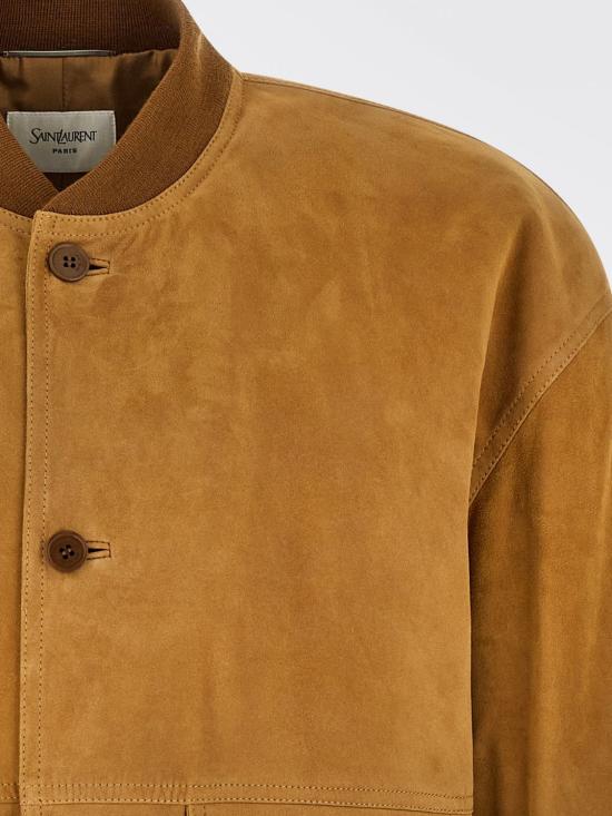 26SS 생로랑 무스탕 855113YCUN2 2510 Brown - SAINT LAURENT