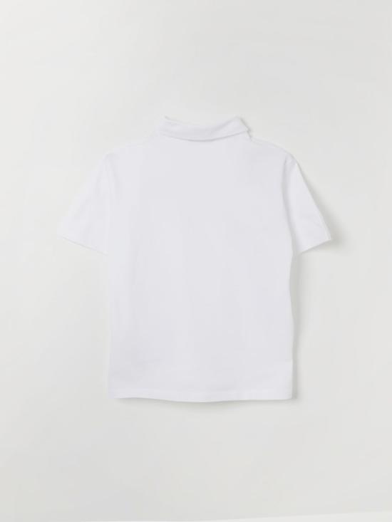 26SS [키즈] 발망 폴로 셔츠 BY8Q01Z3658 100NE White - BALMAIN