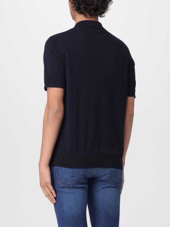 26SS 꼬르넬리아니 폴로 티셔츠 27M5622725189 001 Black - CORNELIANI