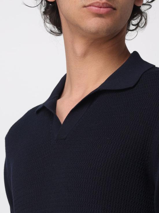 26SS 꼬르넬리아니 폴로 티셔츠 27M5622725189 001 Black - CORNELIANI