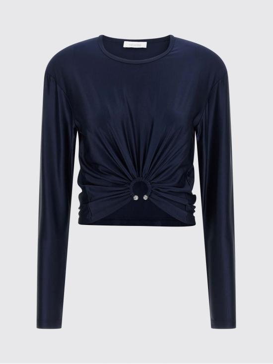 26SS 파코라반 긴팔 티셔츠 26PJTO180VI0267 P481 Blue - PACO RABANNE