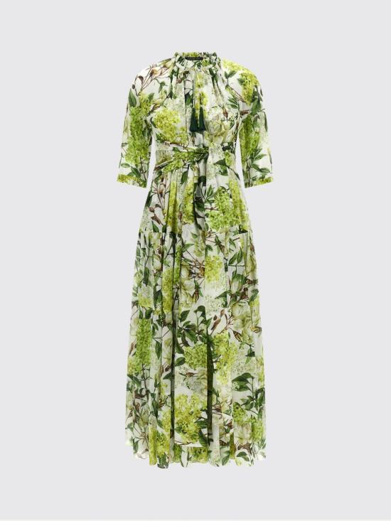 26SS 사만다 성 롱 원피스 EDENDRESS WHITEYELLOW Green - SAMANTHA SUNG