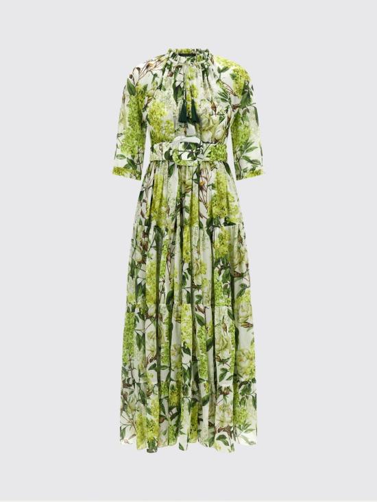 26SS 사만다 성 롱 원피스 EDENDRESS WHITEYELLOW Green - SAMANTHA SUNG