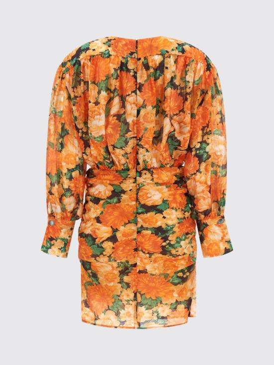 26SS 핑코 롱 원피스 106896A3BO AS4 Orange - PINKO