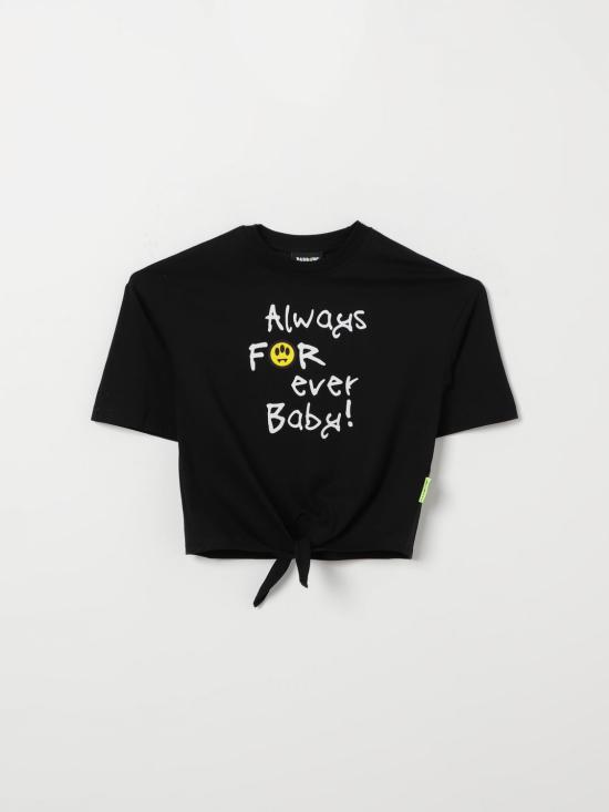 26SS [키즈] 바로우 티셔츠 S6BKJGTH140 110 Black
