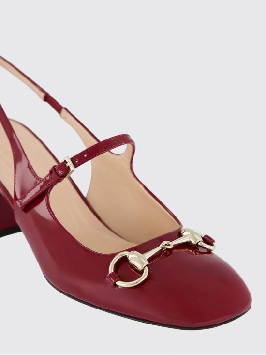 26SS 구찌 홀스빗 펌프스 801893BNC80 6207 Red - GUCCI