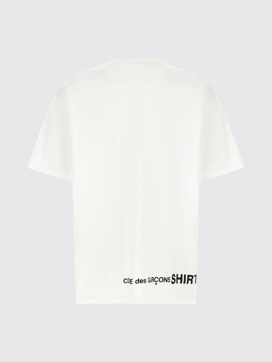 26SS 꼼데가르송 반팔 티셔츠 FQT008S26 3 White - COMME DES GARCONS