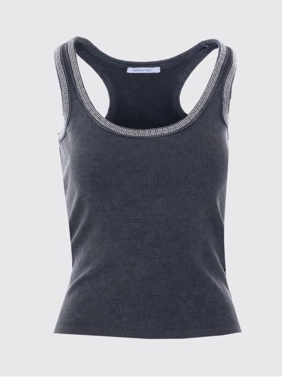 26SS 파트리지아페페 민소매 티셔츠 8M1787J373 S763 Grey - PATRIZIA PEPE