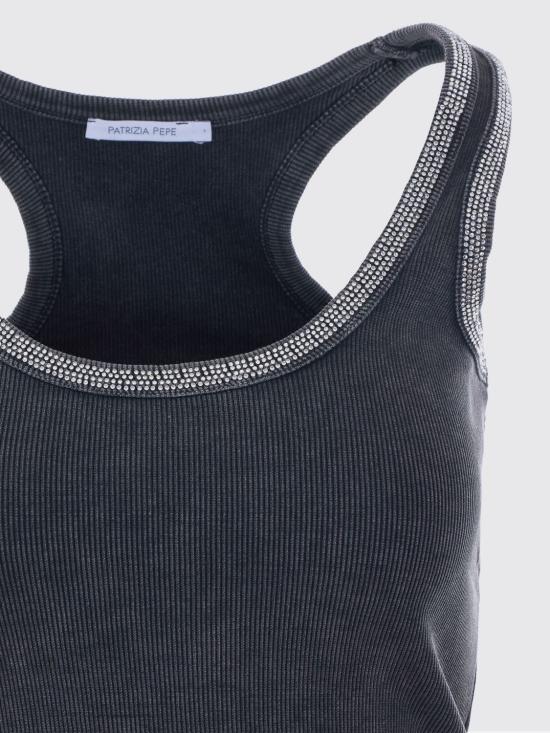 26SS 파트리지아페페 민소매 티셔츠 8M1787J373 S763 Grey - PATRIZIA PEPE