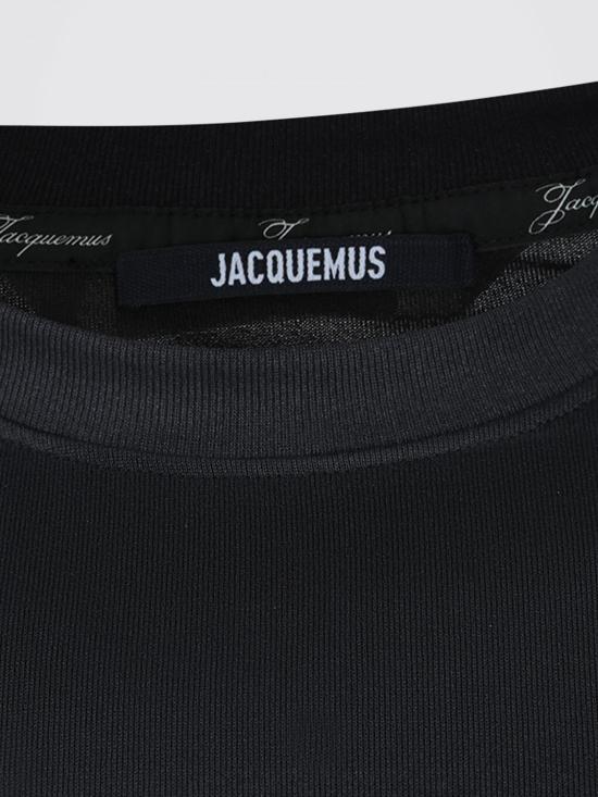 26SS 자크뮈스 반팔 티셔츠 26ETSM00578AJ00254 990 Black - JACQUEMUS