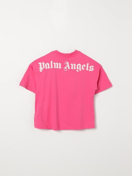 26SS [키즈] 팜앤젤스 티셔츠 PGAA001S26JER001 044 Fuchsia - PALM ANGELS