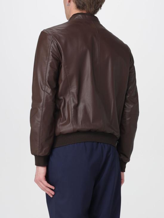 26SS 꼬르넬리아니 가죽 자켓 27L5W32720175 030 Brown - CORNELIANI