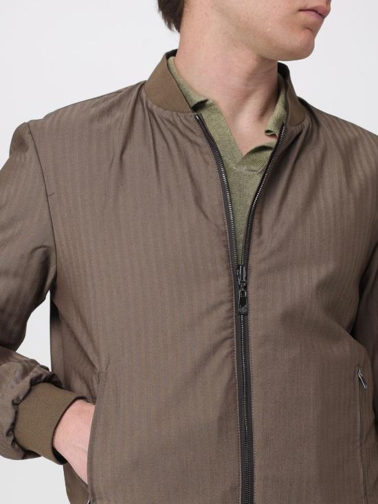26SS 꼬르넬리아니 가죽 자켓 27L5W32720175 030 Brown - CORNELIANI