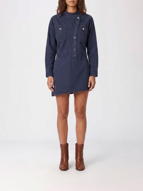 26SS 이자벨마랑에뚜왈 롱 원피스 RO0959FAD1G04E 01BK Black