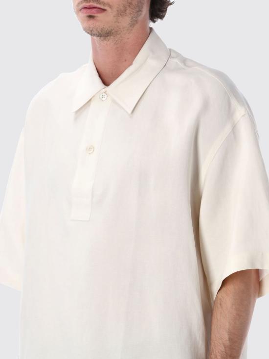 26SS 스튜디오 니콜슨 폴로 티셔츠 SNM1509 CHALK White - STUDIO NICHOLSON