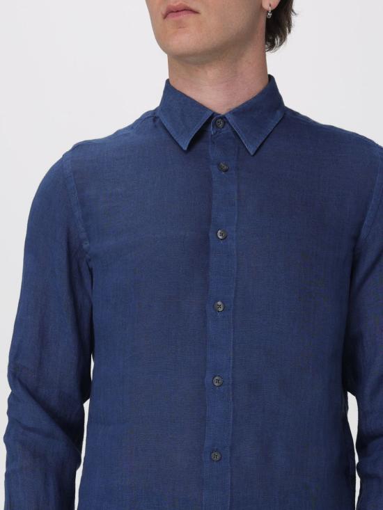 26SS 120 리노 긴팔 셔츠 33ALIM1PKA0000115 S00025F Blue - 120 LINO