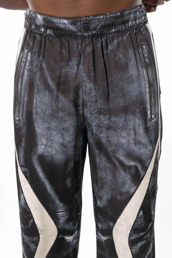 26SS 디젤 Biker-trompe l'oeil satin track 팬츠 A21039 0BMCZ 9XX - DIESEL