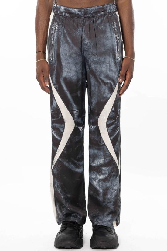 26SS 디젤 Biker-trompe l'oeil satin track 팬츠 A21039 0BMCZ 9XX